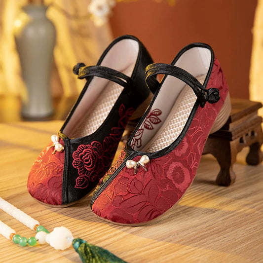 Daisy - Embroidered Qipao Shoes