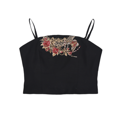 Night Earl 夜伯爵 - Dark Qi Lolita Black Lace Chinese Style Outfit (Preorder)