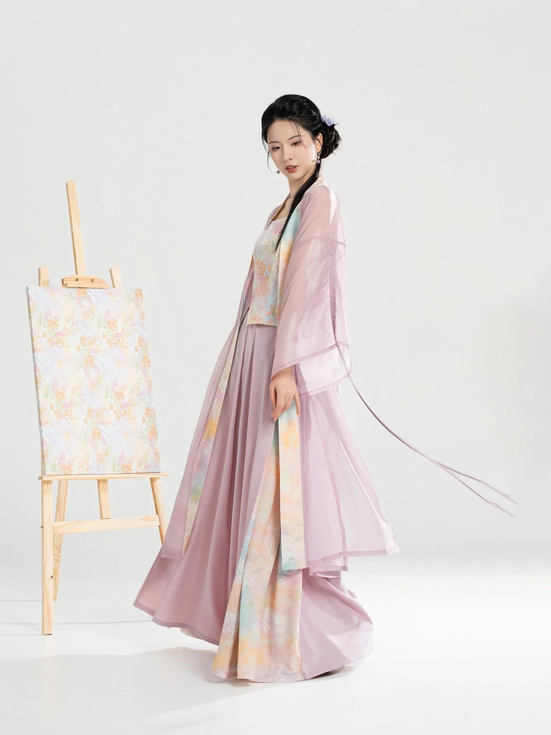 Summer Oil Painting 夏日油画 - Modern Song Dynasty Hanfu Outfit (Preorder)