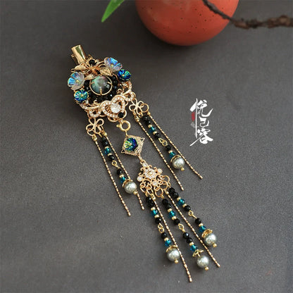 Hair Clips: Fog Flower