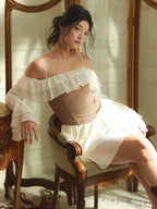 Fairytale Ruffle Corset Mini Dress