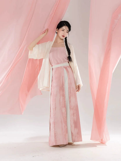 Peach Blossom Yogurt 桃花酪 - Song Dynasty New Chinese Style Outfit (Preorder)
