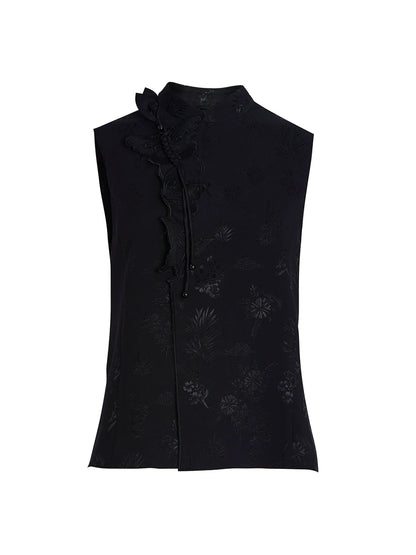 Onyx - New Chinese Style Jacquard Women Vest