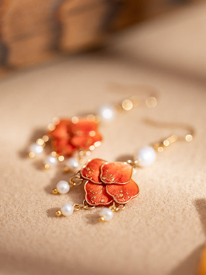 Velvet Chinese Style Earrings