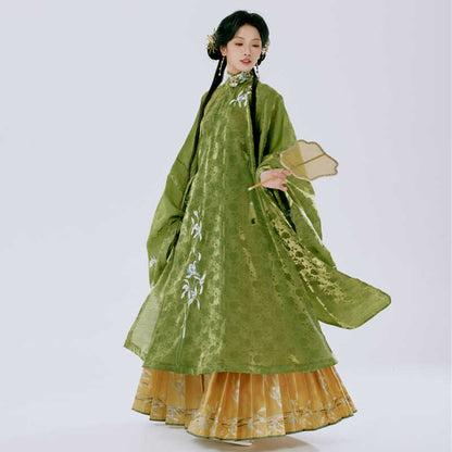 Yougu 幽谷 - Robe & Mamianqun Ming Dynasty Hanfu Set