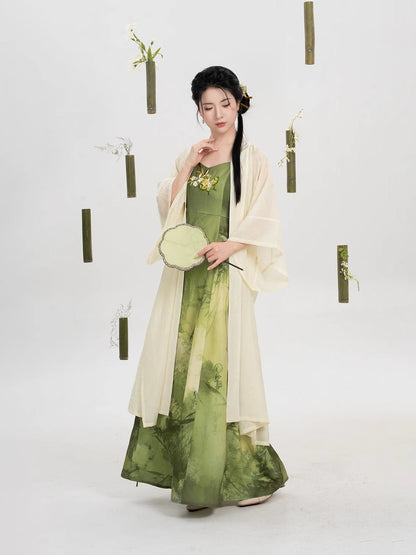 Qinzhu 沁竹 - New Chinese Style Song Dynasty Hanfu (Preorder)