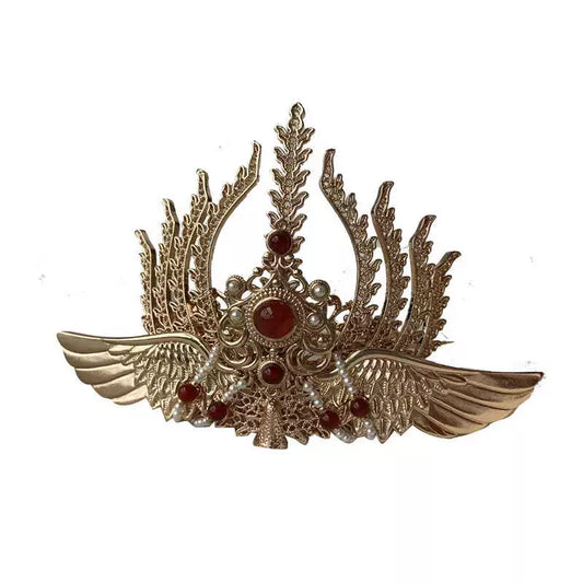 Golden Lotus  - Unisex Hanfu Hair Crown