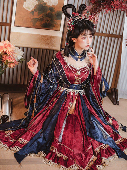 Qi Lolita Ming Dynasty Hanfu Opera Style Costume, Xiqu 戏曲