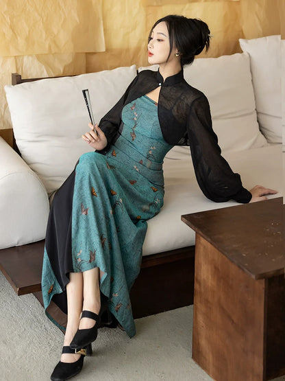 Modern Cheongsam: Qingyan 青烟