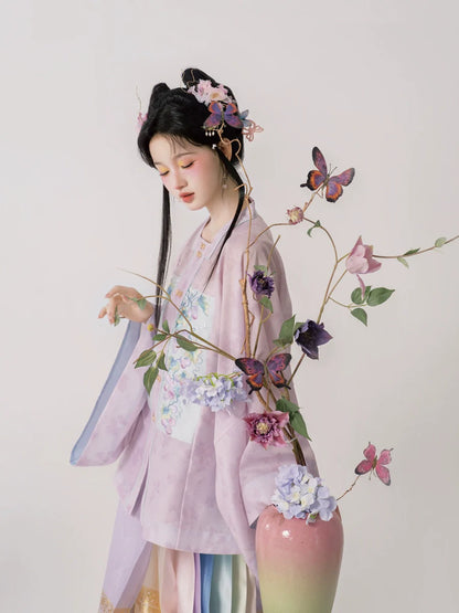 Ming Dynasty Hanfu, Aoqun, Twilight Rainbow (Preorder)