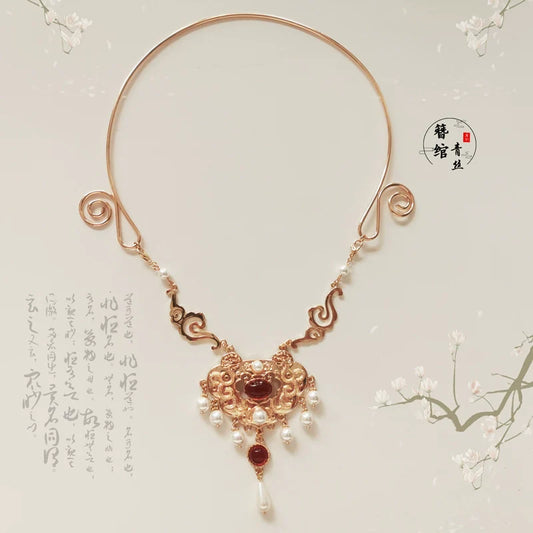 Intense Love Chinese Style Necklace