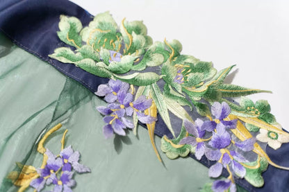 Cangwu Butterfly Shadow 苍梧蝶影 - Wei Jin Style Qiyao Ruqun (Preorder)