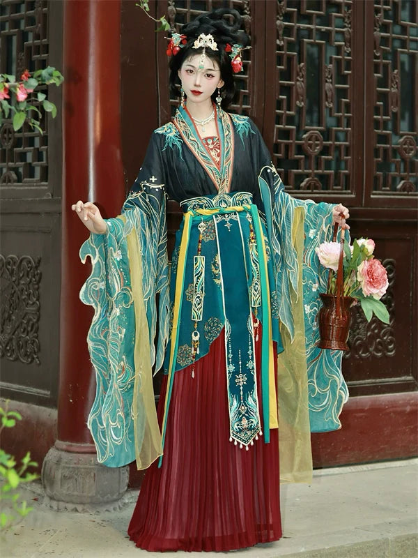 Jingwei 精卫 - Northern Southern Dynasties Goddess Hanfu