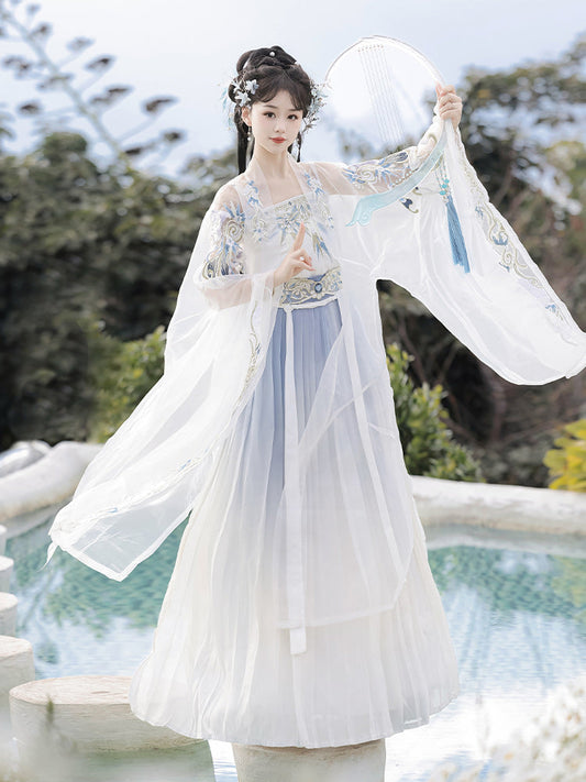 Canghai 沧海 - Song Dynasty Style Qiyao Ruqun Hanfu