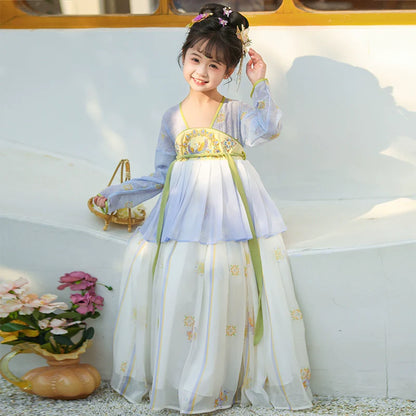 Sienna - Tang Dynasty Hanfu Dress, Princess Costume for Girls