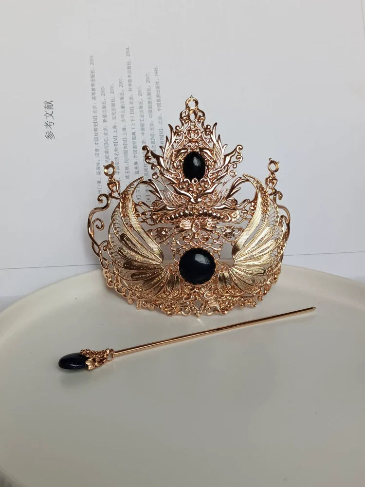 Demoness - Unisex Hanfu Hair Crown