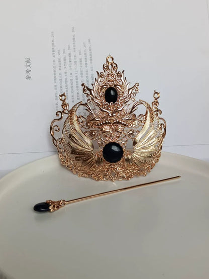 Demoness - Unisex Hanfu Hair Crown