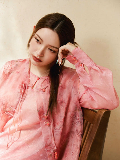 Begonia 粉棠 - New Chinese Style Matching Set