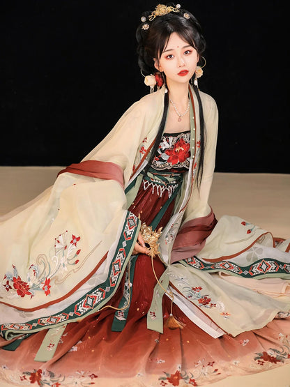 Twilight  暮挽 - Tang Dynasty Style Hanfu Dress Heziqun