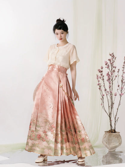 Ming Dynasty x Modern Hanfu: Ten Miles Peach Blossoms 十里桃花 (Preorder)