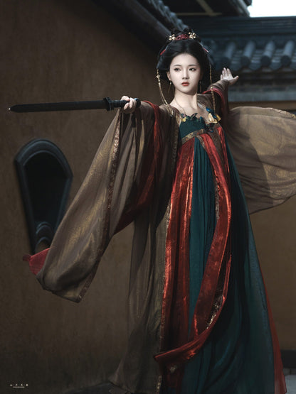 Myth 琉璃 - Tang Dynasty Style Modern Qixiong Ruqun
