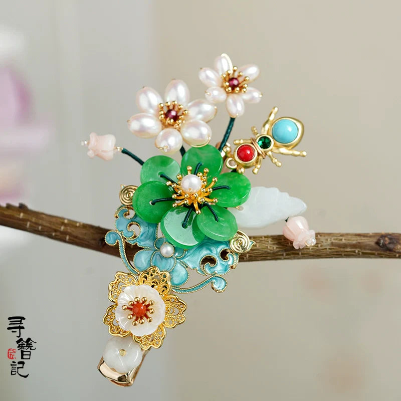 Hair Clip: Emeraldine