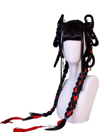 Blue Mist - Chinese Style Hair Wig for Hanfu