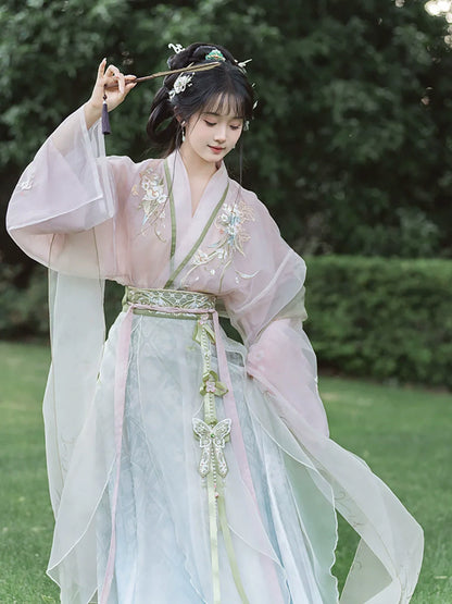 Pine 绿萍 - Wei Jin Goddess Style Qiyao Ruqun