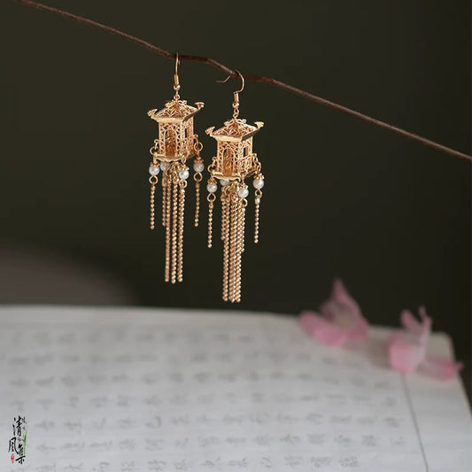 Lantern Nights Chinese Style Earrings