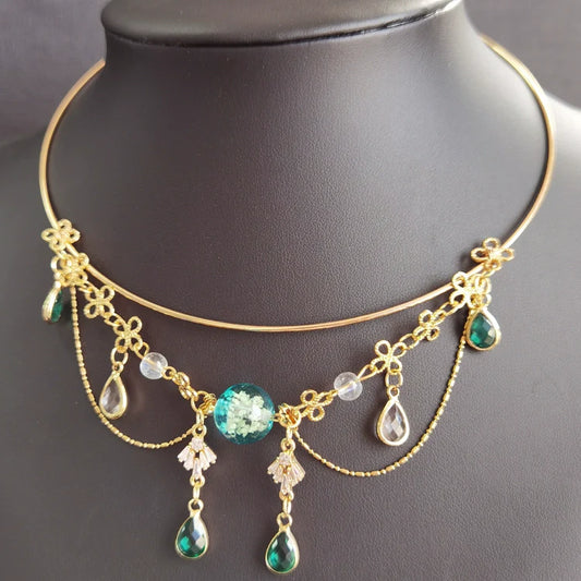 Divine Deer Chinese Style Necklace