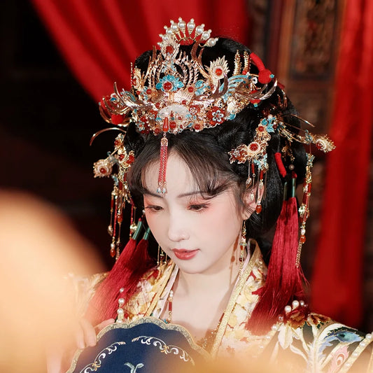 Chinese Wedding Hair Accessories: Flower Appearance
