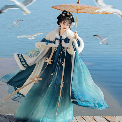 Yan Ruyu 颜如玉 - Tang Dynasty Style Qixiong Ruqun for Winter