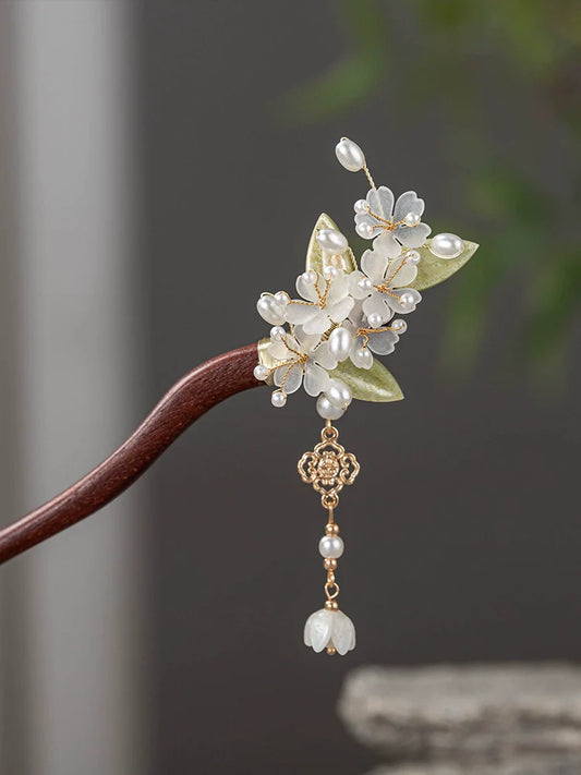 Sandalwood Hair Stick: Lily Valley