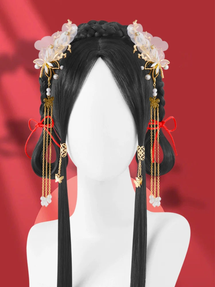 Snowy Fragrance - Chinese Style Hair Wig for Hanfu
