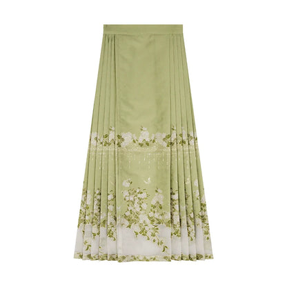 Ming Dynasty Modern Hanfu, Mamianqun, Pear Blossom Song 梨花颂 (Preorder)