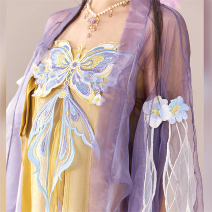 Drunken Dream Butterfly 醉梦蝶 - Tang Dynasty Style Qixiong Ruqun