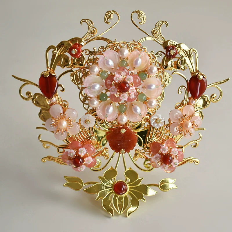 Chinese Wedding Hair Accessories: Happy Love