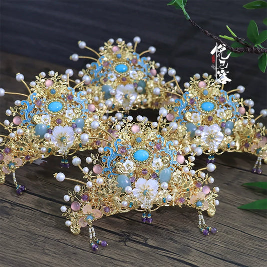Hanfu Hair Accessories Set: Yunyan