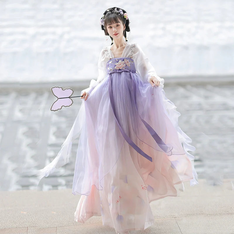 Peach Fairy 桃仙子 - Tang Dynasty Style Qixiong Ruqun