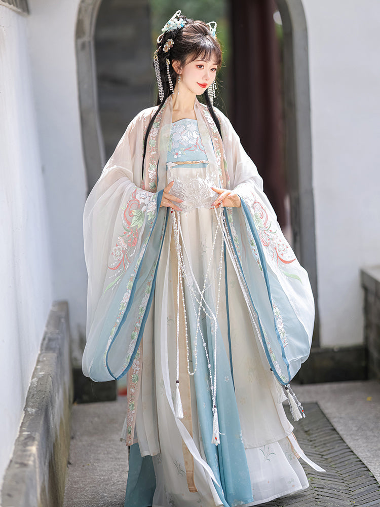 Fleur - Tang Dynasty Style Hanfu Dress Heziqun