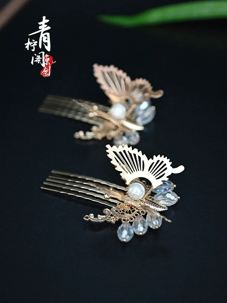 Hair Pins: Little Fortune Butterfly