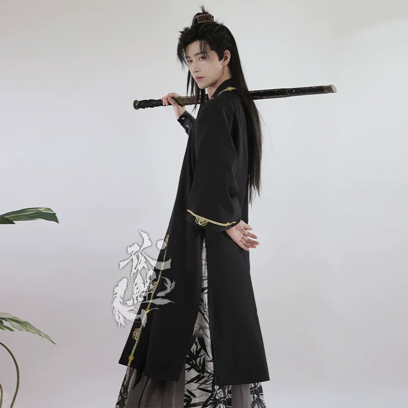 Wei Jin Wuxia Style Qiyao Ruqun - Bamboo Music 竹音