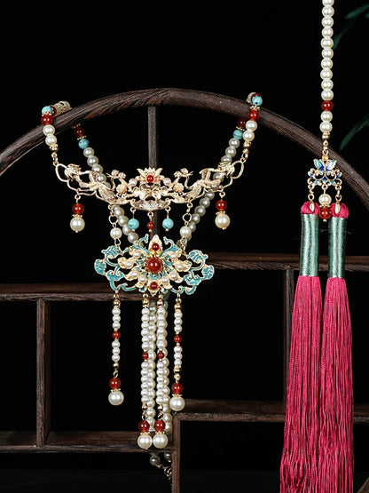 Crane Chinese Style Necklace