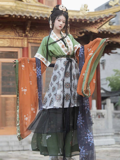 Butterfly Scroll 蝴蝶图卷 - Wei Jin Goddess Style Qiyao Ruqun