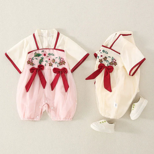 Aeris - Chinese Hanfu Style Baby Onesies for Girls