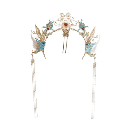 Hanfu Hair Accessories Set: Phoenix Carp