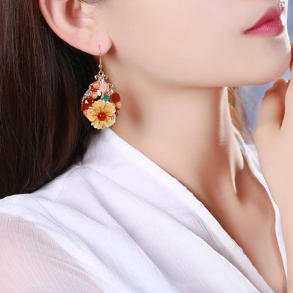 Huaqiu Chinese Style Earrings