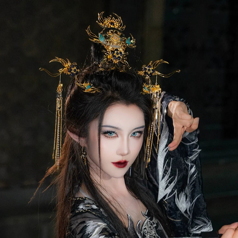 Hanfu Hair Accessories Set: Xi Wei