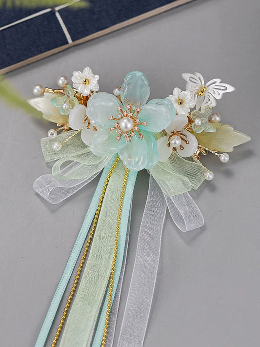 Back Hair Pin: Snow Lotus