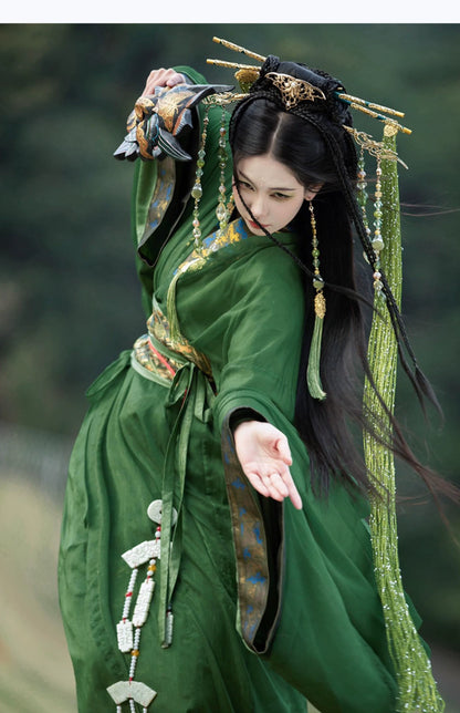 Peacock Shaman - Warring States and Han Dynasty Straight Hem Robe